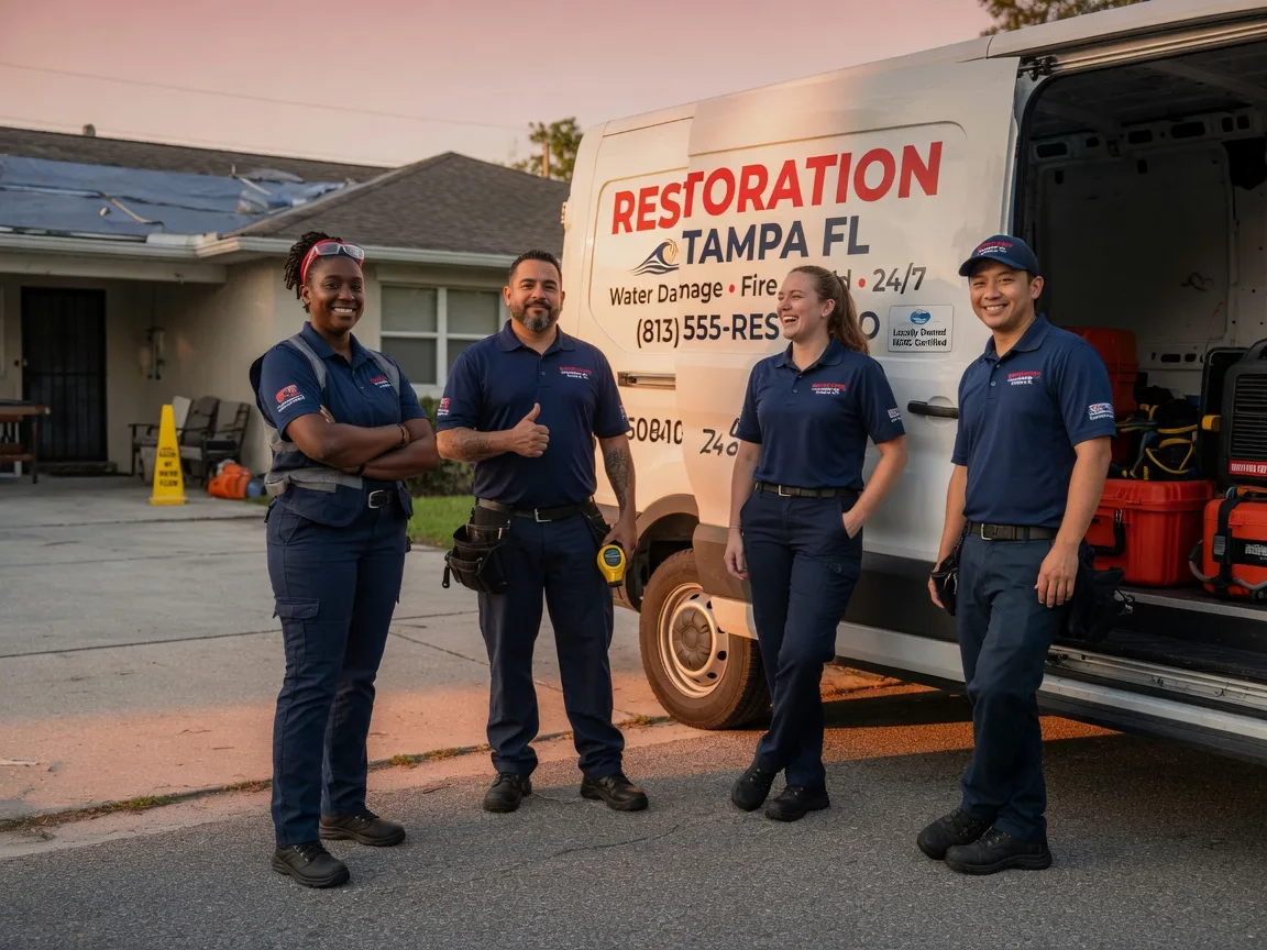 Water Damage Restoration company in Art, TX